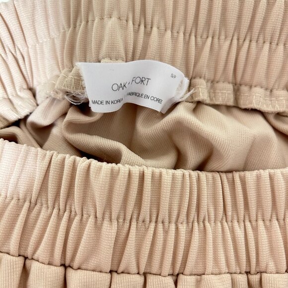 OAK + FORT Pleated Midi Skirt Pink - Picture 7 of 9